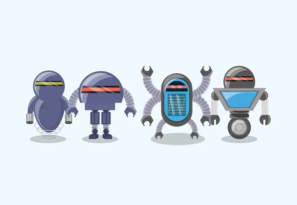 ロボット アイコン画像 — ストックベクタ