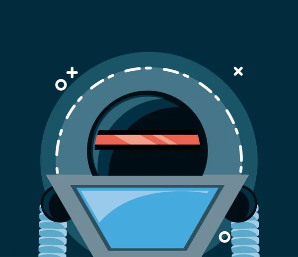 Imagen icono robot — Vector de stock