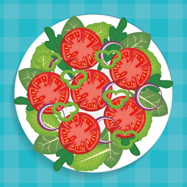 Icône légumes sains — Image vectorielle