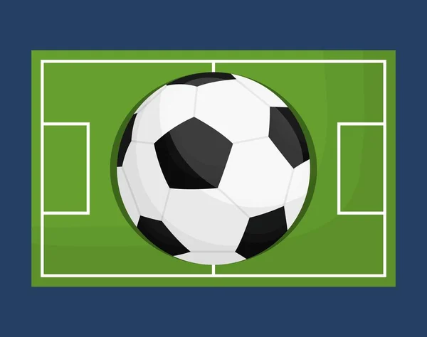 Futebol design desportivo — Vetor de Stock