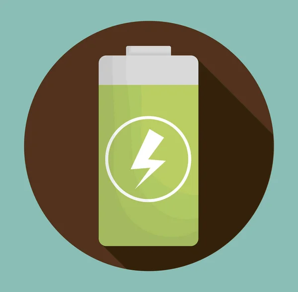 Icône de batterie image — Image vectorielle