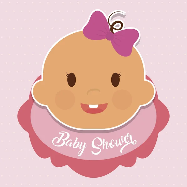 Baby shower design — Stock Vector