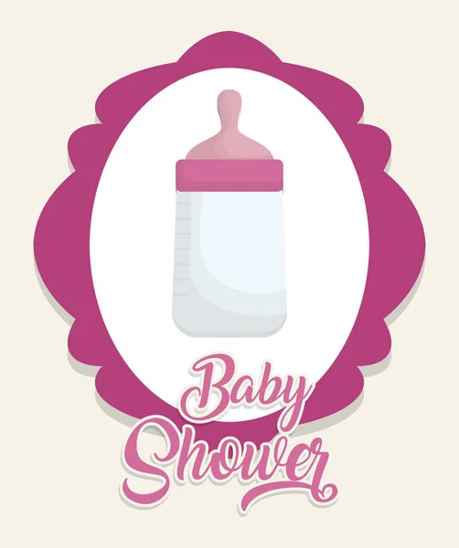 Projeto do chuveiro do bebê — Vetor de Stock