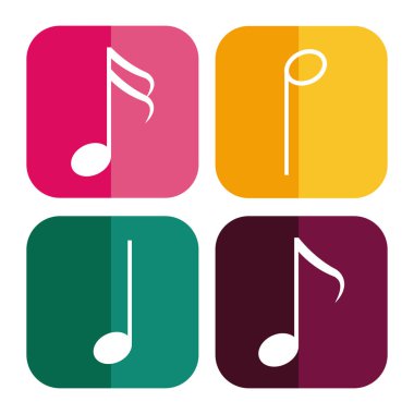 müzik notaları tasarım 