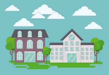 Şehir binaları tasarım 