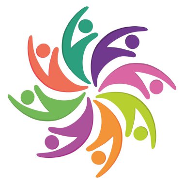 Soyut insan figürleri tasarım