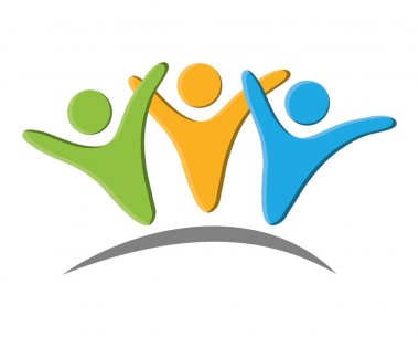 Soyut insan figürleri tasarım