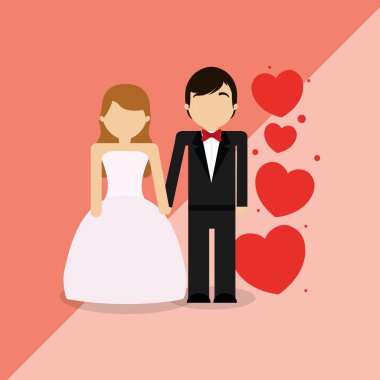 Düğün çift tasarım