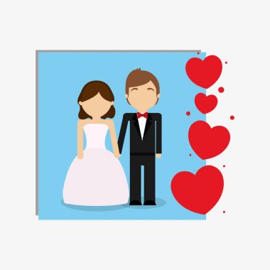 Düğün çift tasarım