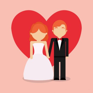 Düğün çift tasarım