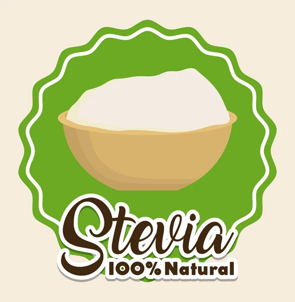 Stevia-Konzeption — Stockvektor