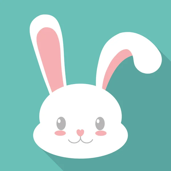 Κουνελιών ή bunny εικονίδιο εικόνας — Διανυσματικό Αρχείο