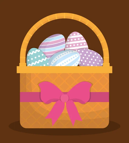 Happy easter icon image — Stock Vector