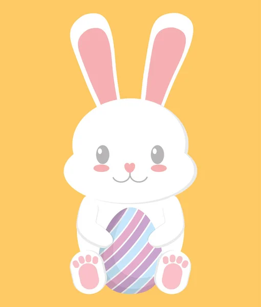Heureuse icône de Pâques image — Image vectorielle