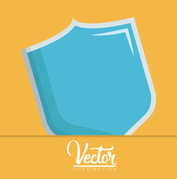 Sköld ikonbild — Stock vektor
