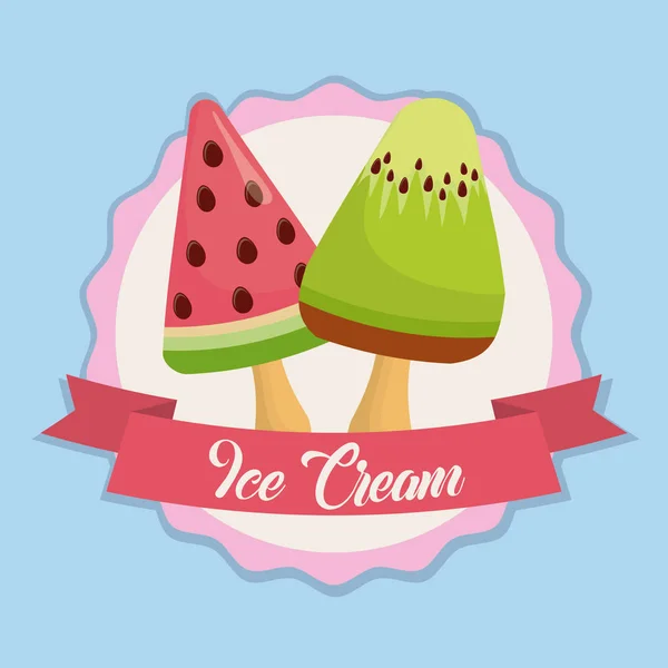 Ice cream design — Stock Vector