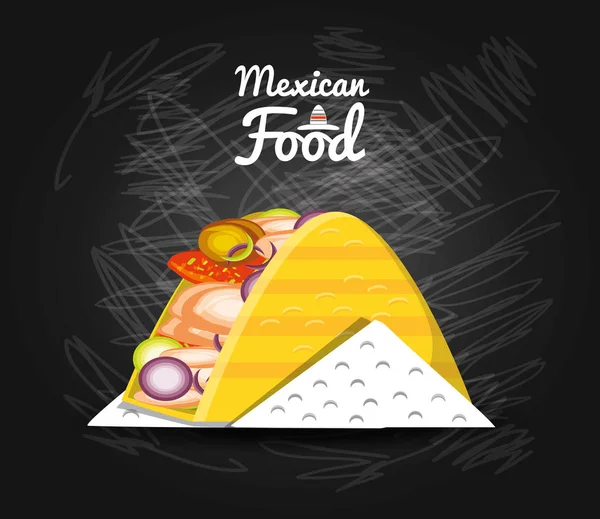 Meksika geleneksel gıda taco