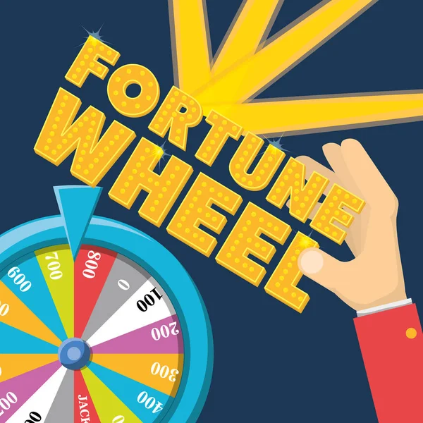 Fortune wheel design — Stock Vector