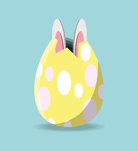 Concepto de diseño feliz Pascua — Vector de stock