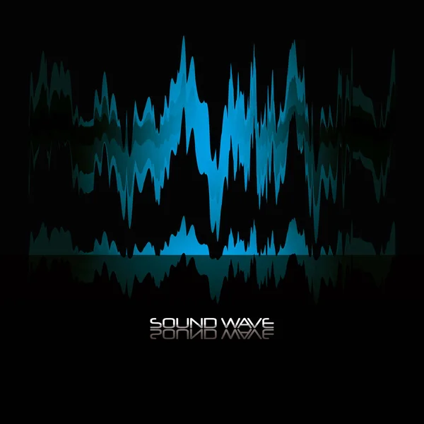Conception d'ondes sonores — Image vectorielle