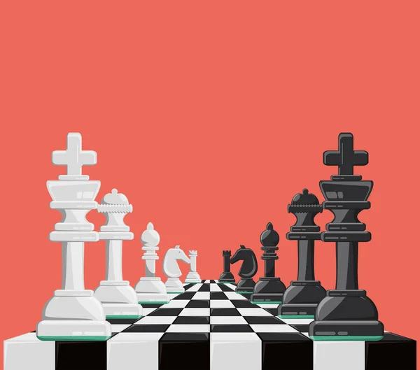 Jogo de xadrez design —  Vetores de Stock