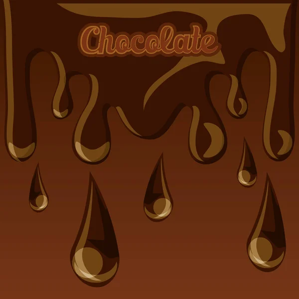 Chocolade ontwerpconcept — Stockvector