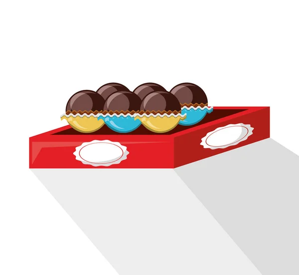 チョコレートのデザイン コンセプト — ストックベクタ