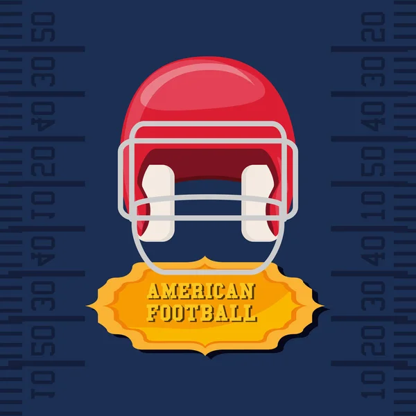American football design concept — Stock Vector