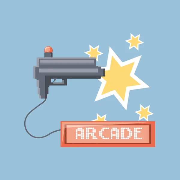Arcade diseño de videojuegos — Archivo Imágenes Vectoriales