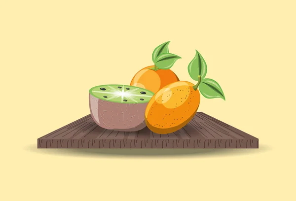 Citric fruits design — Stock Vector