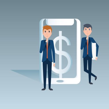 çizgi film işadamı tasarım