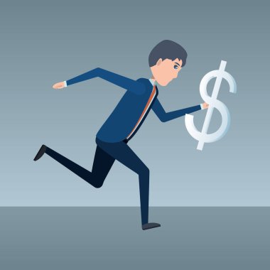 çizgi film işadamı tasarım