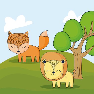 sevimli hayvan tasarımı