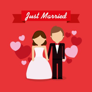 Yeni evli çift tasarım