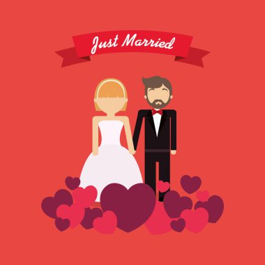 Yeni evli çift tasarım