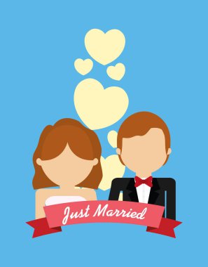 Yeni evli çift tasarım