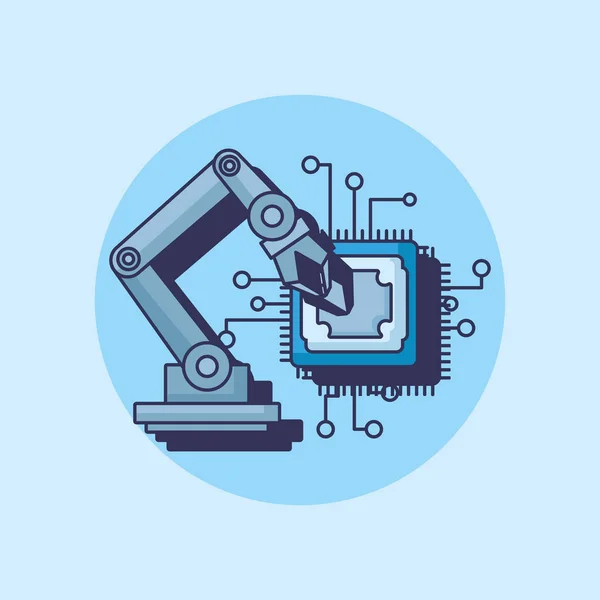 Design de inteligência artificial —  Vetores de Stock