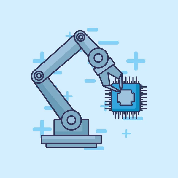 Design de inteligência artificial —  Vetores de Stock