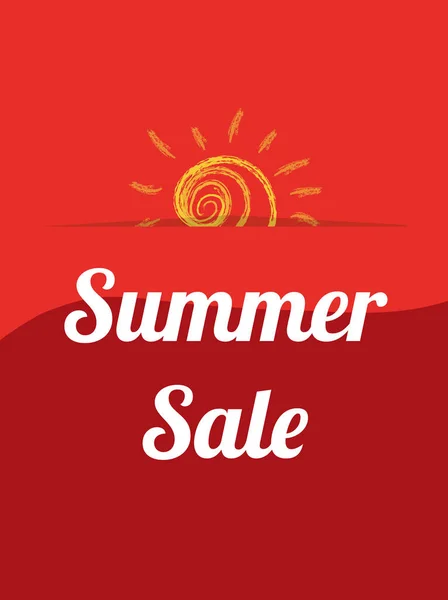 Summer sale design — Stock Vector