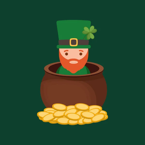 Happy saint patricks day design — Stock Vector