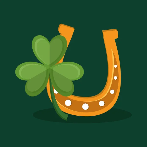 Happy saint patricks day design — Stock Vector