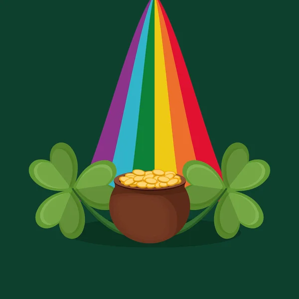 Heureuse Saint Patricks day design — Image vectorielle