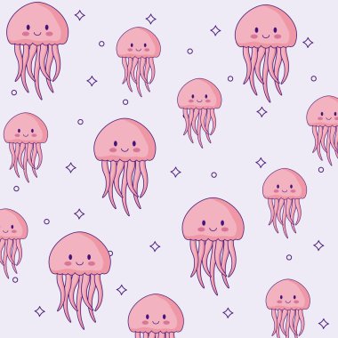 denizanası arka plan tasarım