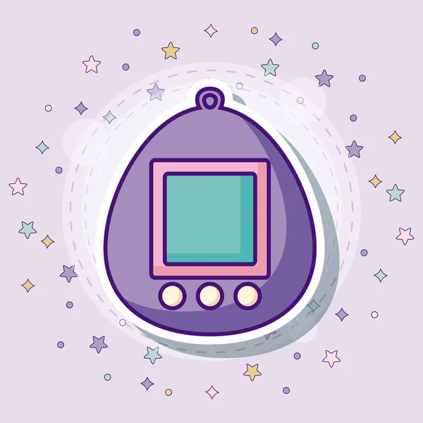 Imagem do ícone de Tamagotchi —  Vetores de Stock