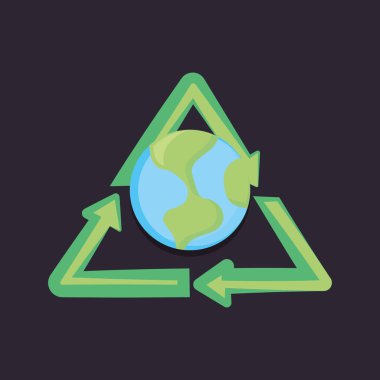 geri dönüşüm sembolü tasarım