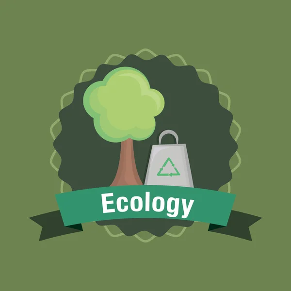 Ecology design concept — Stock Vector