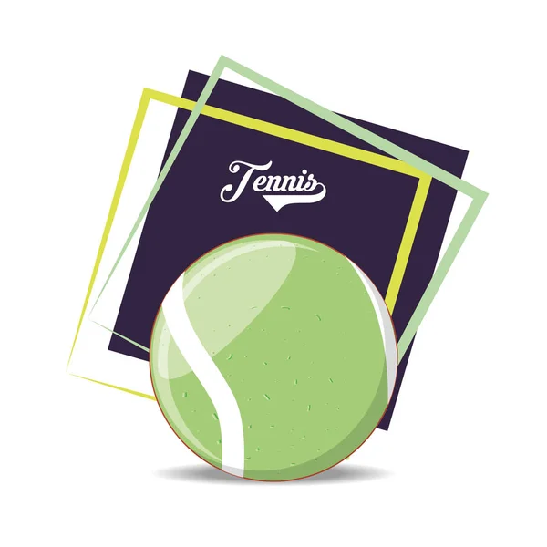 Ball für den Tennissport — Stockvektor