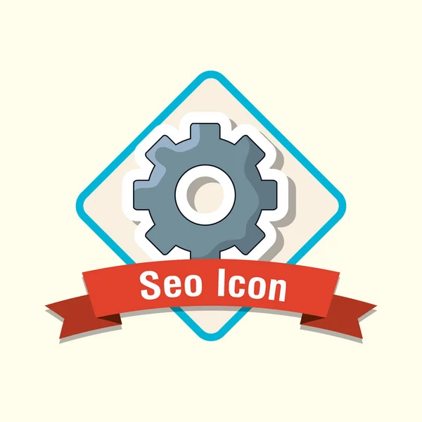 SEO ikony designu — Stockový vektor