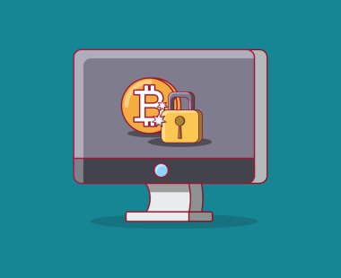 bilgisayar ve cryptocurrency tasarım