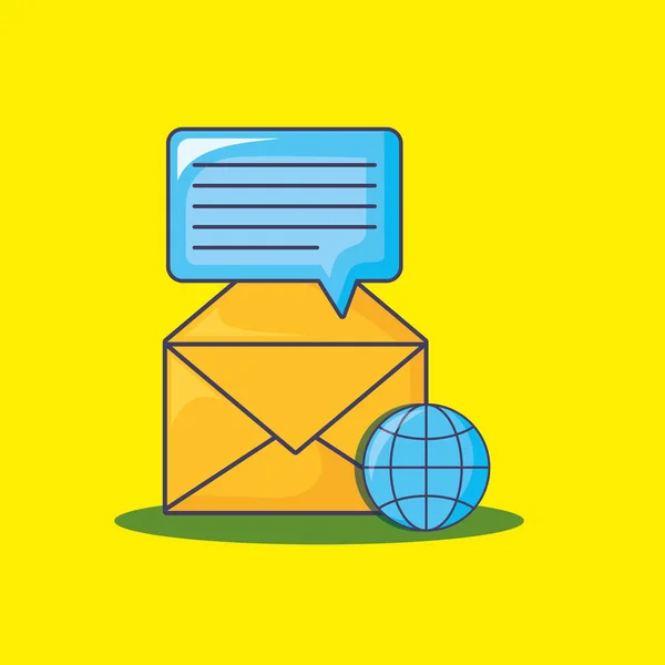 Diseño de Email Marketing — Vector de stock